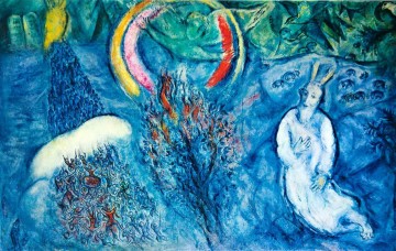  contemporary - Moses with the Burning Bush contemporary Marc Chagall